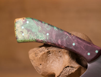 Beaver Creek Cleaver - Double Dyed Burl